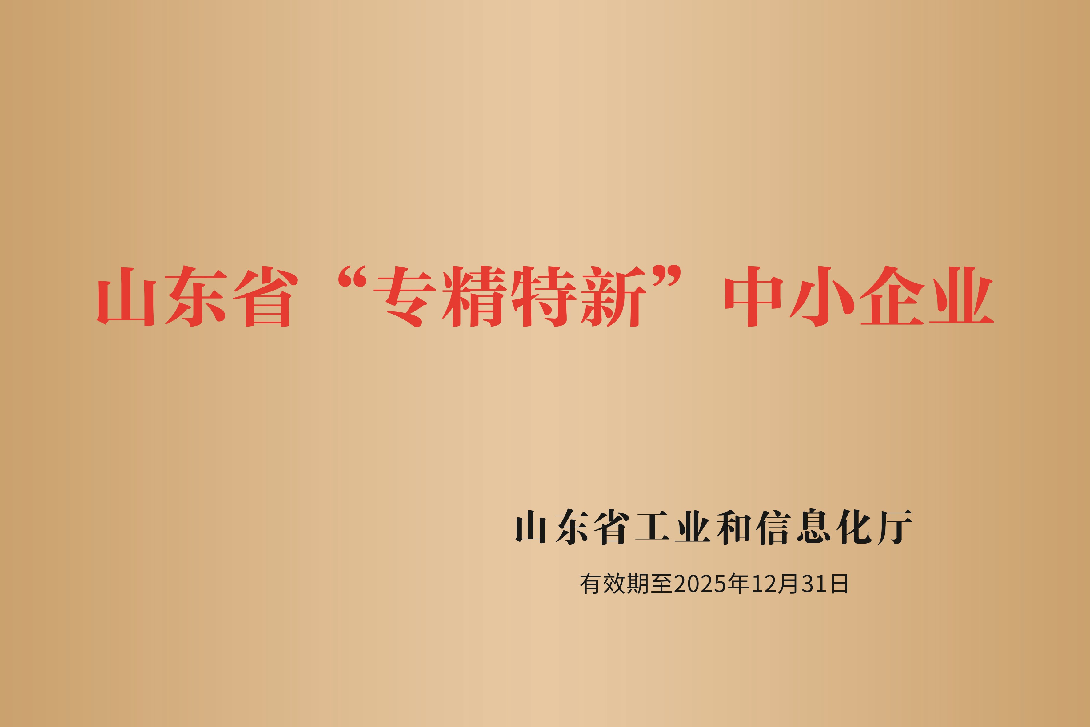 15.山东省专精特新中小企业